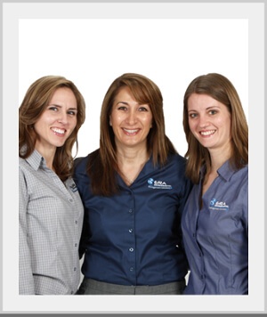 ERA's lead environmental consultants, Erin Manitou and Laura Weinkam, and the CTO, Sarah Sajedi.
